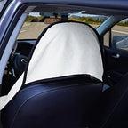 Car Seat Covers 1 Pack White Waterproof Towel Car Seat Cover Universal Fit for Most Trucks SUV Fitness Athletes Pets Gym and Water Sport