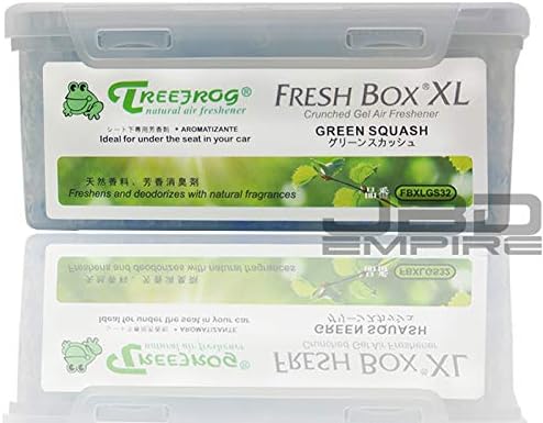 Treefrog Xtreme Fresh Box XL Air Freshener Scent Extra Large 400g - Black Squash/Blue Squash/Green Squash/White Peach/New Car (Green Squash)