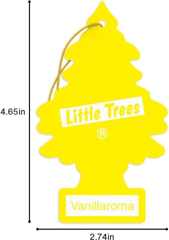 LITTLE TREES Car Air Freshener | Hanging Paper Tree for Home or Car