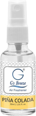 G's Breeze Piña Colada Air Freshener - Tropical Coconut & Pineapple Scent - Long Lasting Fragrance, Uplifting Aroma - Ideal for Home, Office & More - For a Fun, Refreshing & Inviting Atmosphere