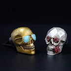 Sugar Skull Air Freshener for Car Truck Accessories for Men Women Witchy Decor Stuff for Automotive New Smell Fresheners Gothic Auto Decoration Spooky White Elephant Gifts for Adult