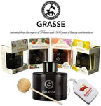 Bullsone Grasse Diffuser, Natural Car Air Fresheners, Luxury Car Perfume - Pear & Freesia Scent (2 Pack)