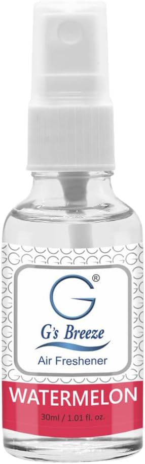 G's Breeze Watermelon Air Freshener – Fruity, Juicy & Sweet Watermelon Aroma for Home, Car, or Office - Fresh, Invigorating Scent That Creates a Vibrant Atmosphere with a Touch of Summer Freshness