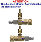 M MINGLE Adjustable Chemical Injector Kit for Pressure Washer, Soap Injector, 3/8 Inch Quick Connector
