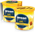 AREON GWP08 Car Perfume GEL Air Freshener Long Lasting Scent for Car or Home Odor Eliminator - Tutti Frutti