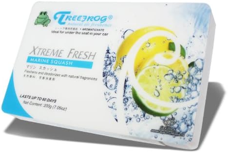 Auto Dynasty TreeFrog Xtreme Fresh Under-The-Car Natural Air Freshener, (Marine Squash Scented)