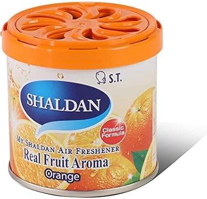My Shaldan 6 pack Assorted Scent Car Air Freshener (Apple, Lemon, Lime, Peach, Orange, Squash Scents) and Black Ice Little Tree