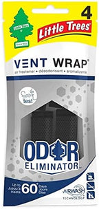 LITTLE TREES Car Air Freshener Vent Wrap, Provides Long-Lasting Scent for Car, Invisibly Fresh! Odor Eliminator (1 Pack)