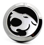(Panther) 30mm Car Aromatherapy Essential Oil Diffuse Stainless Steel Locket Air Freshener with Vent Clip 7 Pads 1 Oil Included