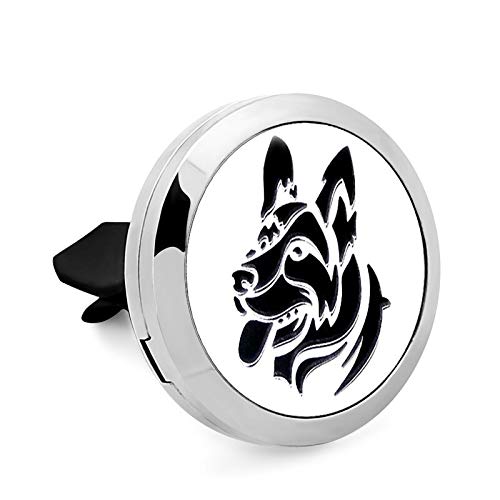 Regular Size (German Shepherd) 30 mm Stainless steel, 1 essential Oil and 7 pads.