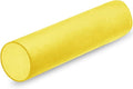 Memory Foam 26x6 Neck Pillows for Sleeping, Neck Pain Relief, Side Back Stomach Sleeper, Car or Office Chair Sofa,Support Cervical Pillow with Soft Velvet Pillowcase (Yellow)