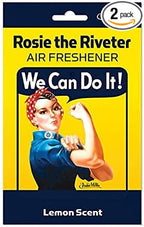 Accoutrements Rosie The Riveter CAR AIR FRESHENER (Pack of 2)
