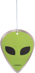 Alien Head Air Freshener/Green & Black Hanging Car Air Freshener