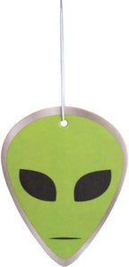 Alien Head Air Freshener/Green & Black Hanging Car Air Freshener