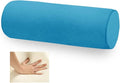 Memory Foam 16X6 Neck Pillow for Sleeping, Neck Pain Relief, Side Back Stomach Sleeper, Car or Office Chair Sofa,Support Pillow for Posture & Comfortable Spine Position (Lake Blue)