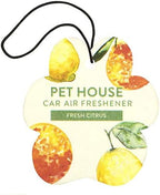 One Fur All Pet House Car Air Freshener - Fresh Citrus/Ruby Red Grapefruit Pack of 4 - Non-toxic Car Air Freshener - Pet-Friendly Air Freshener For Small Spaces & Car - Odor Eliminating Air Freshener