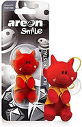 AREON Toy Car Air freshener Smile, Black Crystal (Devil) - Pack of 3