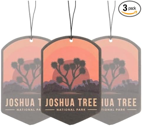 Outdoor Adventure Car Air Freshener 3 Pack Scented With Premium Oils By Fresh Fresheners (Joshua Tree National Park)