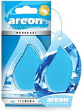 AREON Monbrane AMB06 Car Hanging Air freshener Gel, Iceberg (Pack of 3)