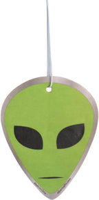 Alien Head Air Freshener/Green & Black Hanging Car Air Freshener