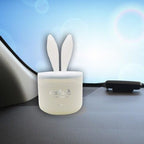 Diax Poppy Rabbico White Air Freshener and Deodorant, White Musk Scent, Lovely Ears Shape, Beutiful/Elegant Soft Color
