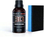 Plastic Restorer for Cars - Black Trim Restorer & Ceramic Coating,Long-Lasting,Non-Greasy Ceramic Coating for Car Plastics,Restores Faded Exterior & Interior Trim, Resists Water,UV 30ml