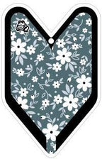 YLFS60 JDM Treefrog Fresh Squash Scents Air Freshener, Floral Black, 1 Box, 24 Piece