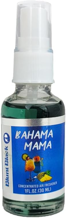 Concentrated Air Freshener Spray 1 oz. Glass Bottle - Choose Your Scent (Bahama Mama)