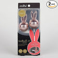 Diax Rabbico Shine Clip on Air Freshener 2pcs in a pack (Angel Snow) shiny pink