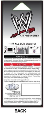 WWE Wrestler Hanging Scented Air Freshener 24ct for House and car