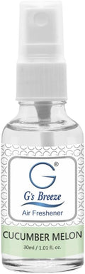 G's Breeze Cucumber Melon Air Freshener - Refreshing, Sweet & Juicy Aroma, 48 Hour Long-Lasting Scent, Odor Eliminating Fragrance for Home, Car & Office - Pet-Friendly & Oil Burner Compatible