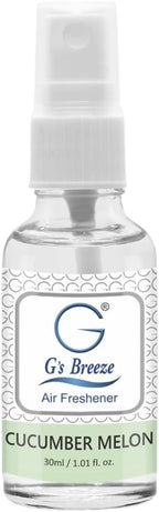 G's Breeze Cucumber Melon Air Freshener - Refreshing, Sweet & Juicy Aroma, 48 Hour Long-Lasting Scent, Odor Eliminating Fragrance for Home, Car & Office - Pet-Friendly & Oil Burner Compatible