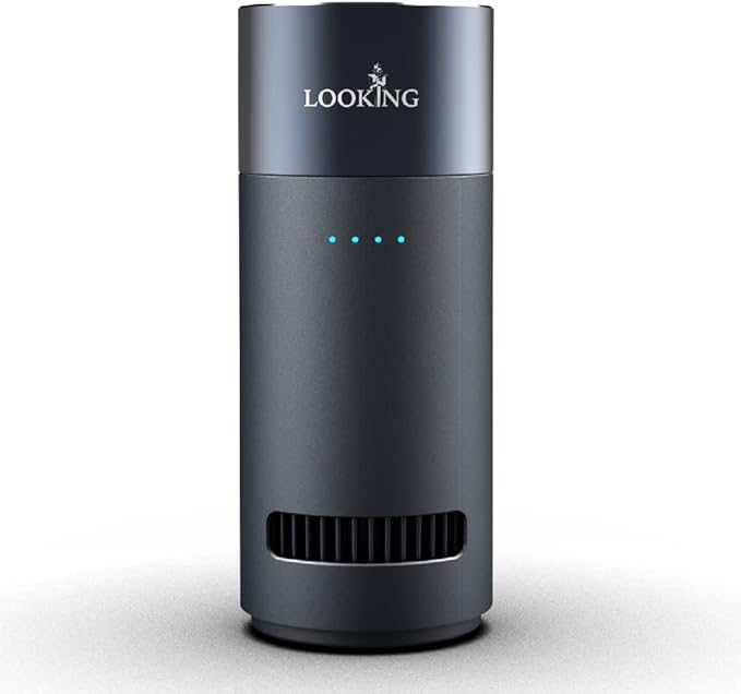 LKT Car Ozone Generator - Remove Smoke Odor from Car, Foul Smell from Bathroom, Odor Eliminator, Portable Ozone Machine, Air Purifier Deodorizer for Home, Office, Smoke, Car, Pet etc.