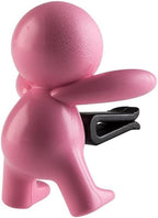 Gigi Car Air Freshener Long Lasting 30 Days Air Vent Clip Uses Alcohol-Free Fragrance Oil Non-Toxic EVA Material (Pastel Pink)