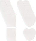 40 Pcs Felt Car Air Freshener Blanks Sublimation Air Freshener Blank Sheets Car Air Freshener Scent Pads Sublimation Blank Pendants Hanging Ornament Blanks Rectangle and Heart