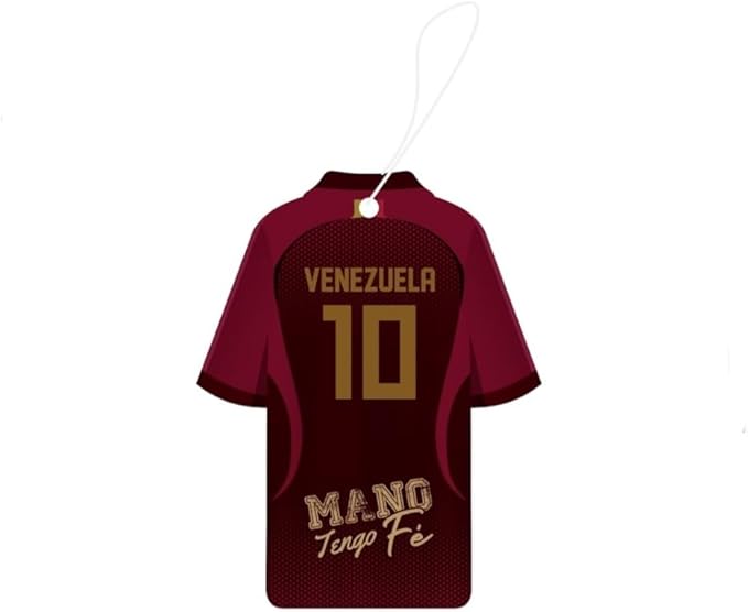 Car Air Freshener Assorted 12 Pack Fan Team Jersey USA|MEXICO|COLOMBIA|BRAZIL ARGENTINA|VENEZUELA Long- Lasting (Team Venezuela, Mix 3 Bubble Gum, 3 New Car,3 Vanilla Black,3 Crystal Black)