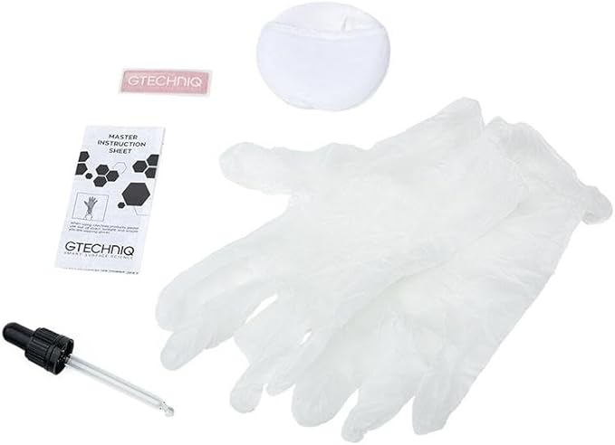 The Rag Company Gtechniq CSL Ceramic Coating 50 ml No Soak Coating Applicator Kit Bundle