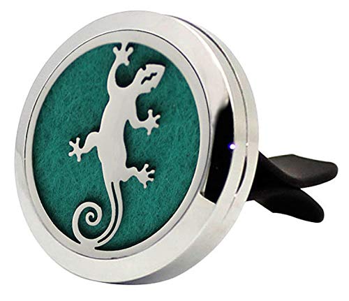 Regular Size (Gecko) 30mm Stainless Steel, 7 pads and 1 Essential Oil.