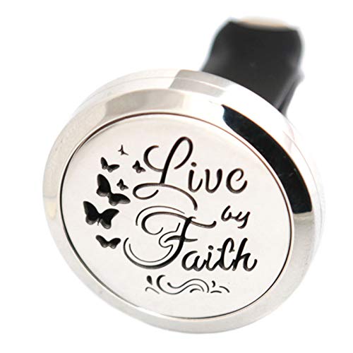 Regular Size (Live by Faith) Stainless Steel, 7 pads and 1 Essential Oil.