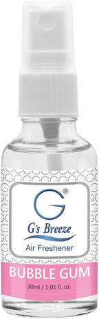 G's Breeze Bubble Gum Air Freshener - Fun, Playful, Candy Like Fragrance with Nostalgic Sweetness - Oil Burner Compatible - Revitalizing, Long-Lasting Cheerful Spray for Home, Office or Car