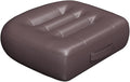 seat Cushions for Office Chairs/with Carry Handle Adult Booster Seat Cushion Imitation PU Breathable Fabric Effectively Increase The Field of View by 12cm/4.7in/Extra Thick Large Seat Cushion/Brown