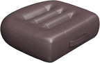 seat Cushions for Office Chairs/with Carry Handle Adult Booster Seat Cushion Imitation PU Breathable Fabric Effectively Increase The Field of View by 12cm/4.7in/Extra Thick Large Seat Cushion/Brown