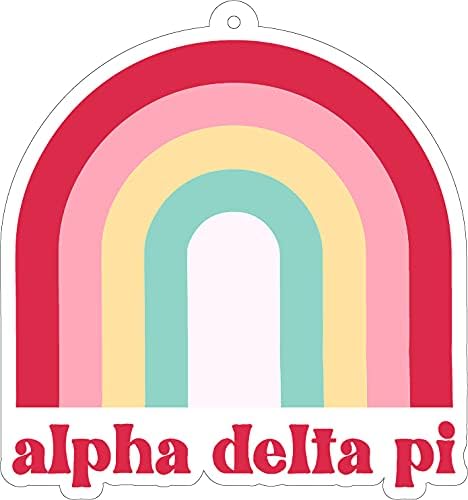 Alpha Delta Pi - Rainbow Air Freshener - 2/Pack - Flowers & Sunshine Scent
