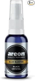 AREON Car Air Fresheners Spray Black Crystal, Pack of 2