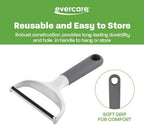 Evercare Duo Pet Hair and Lint Remover with 2 Refills, Dual-Sided Comb for Removing Pet Hair and Lint from Clothing and Furniture White