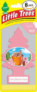 Little Trees 3 Pcs. Cherry Blossom Honey Air Freshener (Pack of 6)