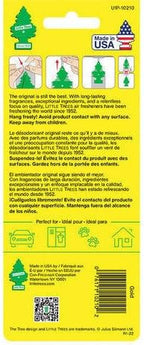 LITTLE TREES Car Air Freshener Hanging Paper Tree, Provides Long Lasting Scent for Car or Home, GOLD Multicolor