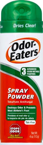 Odor-Eaters Foot Spray Powder 4 Oz (Packaging May Vary) (Pack of 2)