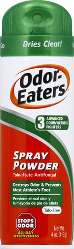 Odor-Eaters Foot Spray Powder 4 Oz (Packaging May Vary) (Pack of 2)
