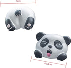 Cute Air Vent Clips Car Accessories, Creative Animal Head and Tail Cartoon Car Air Freshener Vent Clip Car Fragrance Diffuser Perfume Clips Air Conditioner Outlet Vent Clips Decorations, Panda